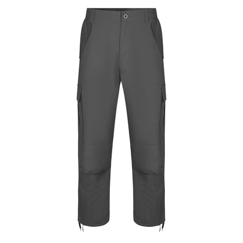 Bigdude Loose Fit Cargo Trousers Charcoal