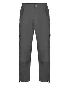 Bigdude Loose Fit Cargo Trousers Charcoal