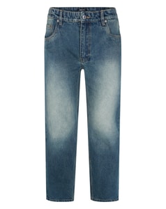 Bigdude Heavy Elasticated Waist Jeans Dark Tint