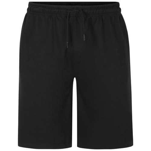 Bigdude Loop Back Jogger Shorts Black