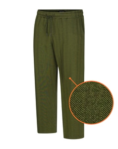Bigdude Herringbone Joggers Dark Khaki