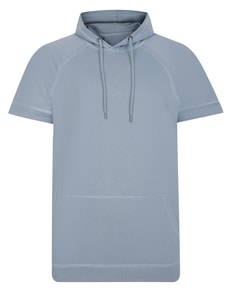 Bigdude Raglan Open Edge Hoody Light Blue