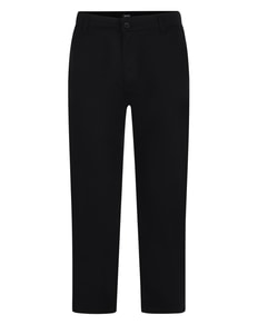 Bigdude Stretch Chino Trouser Black Tall