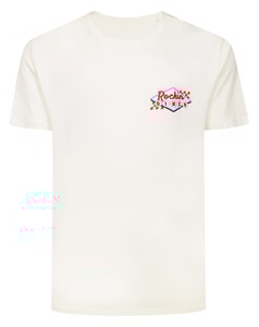 Bigdude Rockin Diner Back Print T-Shirt Cream