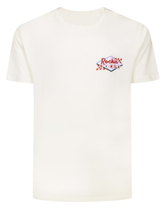 Bigdude Rockin Diner Back Print T-Shirt Cream