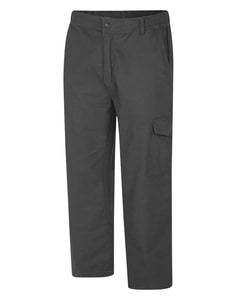 Bigdude Elasticated Waist Cargo Trousers Charcoal Tall