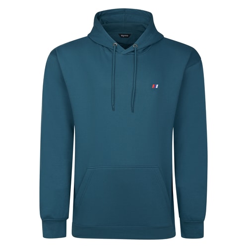 Bigdude Plain Hoody With Logo Petrol