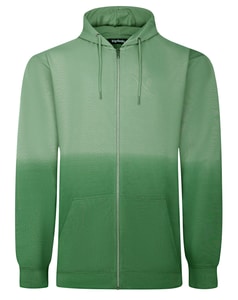 Bigdude Ombre Zip Hoody Green
