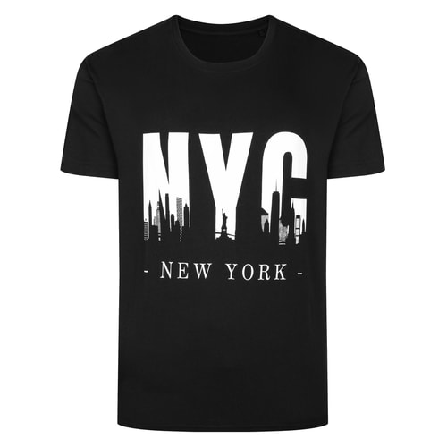 Bigdude NYC Print T-Shirt Black
