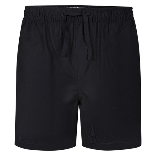 Bigdude Linen Mix Shorts Black