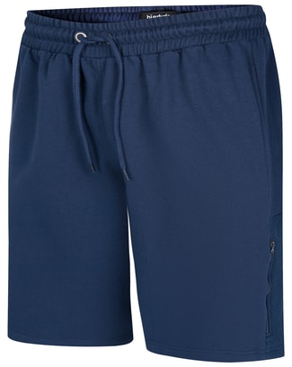 Bigdude Side Panel Fleece Shorts Navy