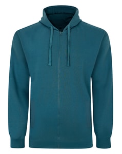 Bigdude Extra Heavy Full Zip Hoody Petrol