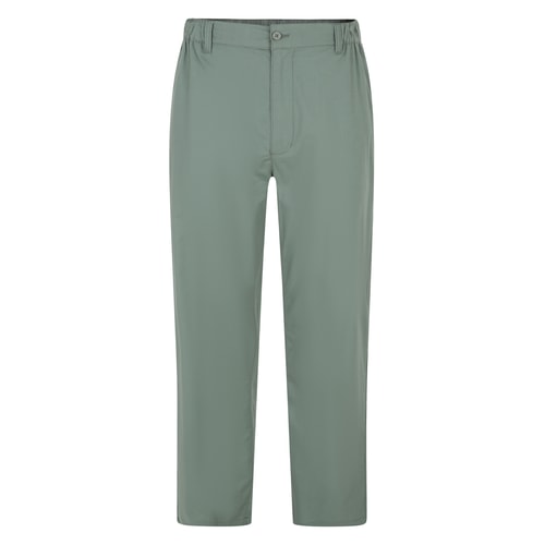 Bigdude Elasticated Waist Chino Trousers Sage Green