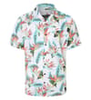 Floral Print Short Sleeve Shirt White Tall