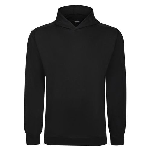 Bigdude Lightweight Jersey Hoody Black