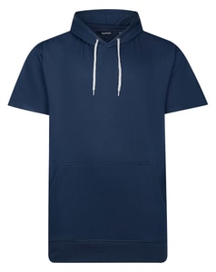 Bigdude Short Sleeve Hoody Navy Tall