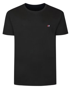 Bigdude Embroidered Logo T-Shirt Black