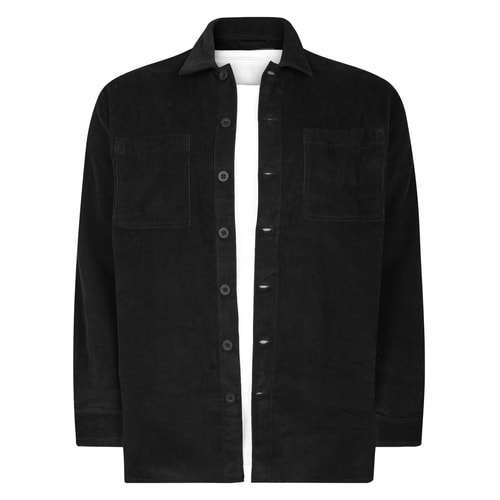 Bigdude Corduroy Shacket Black