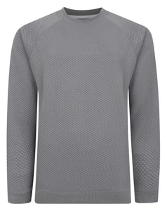 Bigdude Textured Jumper Slate