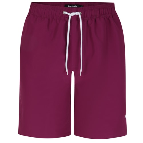 Bigdude Plain Swim Shorts Purple