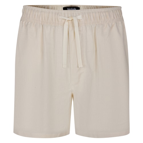 Bigdude Linen Mix Shorts Cream