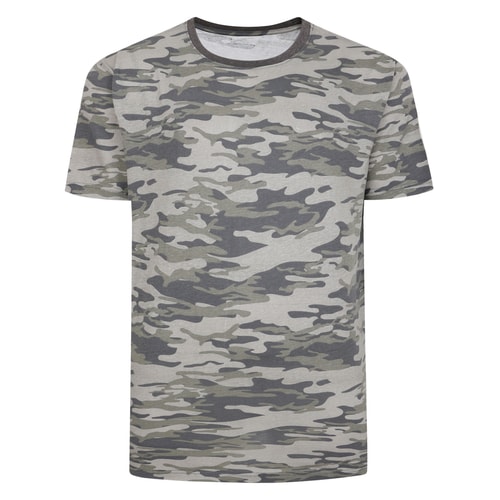 Bigdude Camo T-Shirt Charcoal