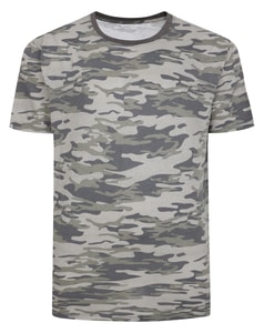 Bigdude Camo T-Shirt Charcoal