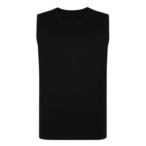 Bigdude Sleeveless Gym T-Shirt Black