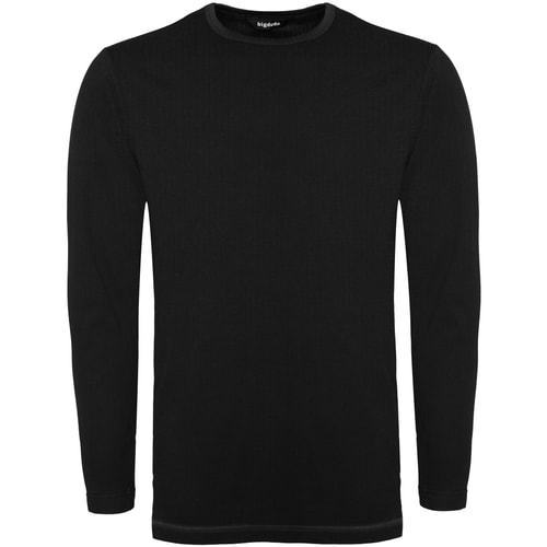 Bigdude Long Sleeve Thermal T-Shirt Black