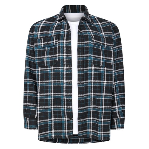 Bigdude Heavy Oxford Overshirt Teal
