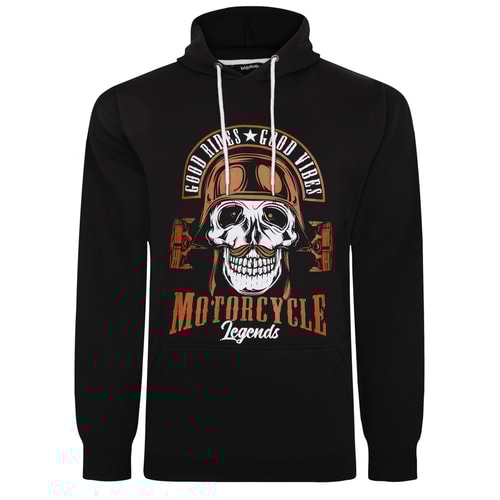 Bigdude Good Rides Pullover Hoody Black