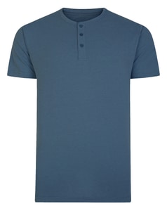 Bigdude Grandad T-Shirt Denim Marl Tall