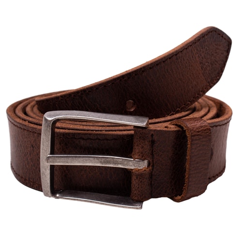 Jacob Used Look Leather Belt Light Brown
