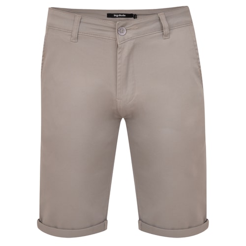 Bigdude Stretch Chino Shorts Stone