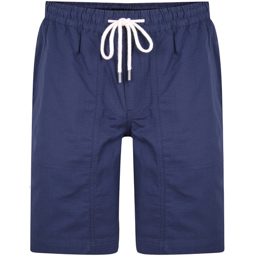 Bigdude Rip Stop Cotton Shorts Navy