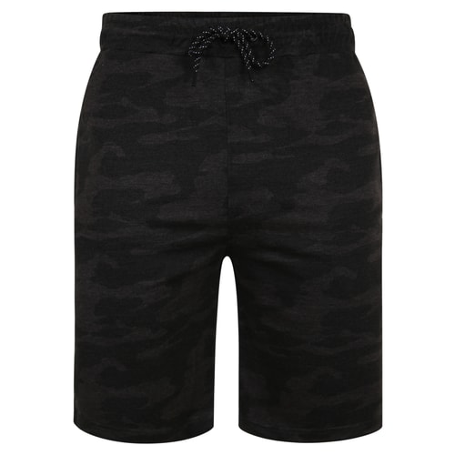Bigdude Marl Camo Jogger Shorts Charcoal