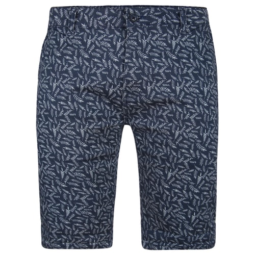 Bigdude Stretch Floral Chino Shorts Blue