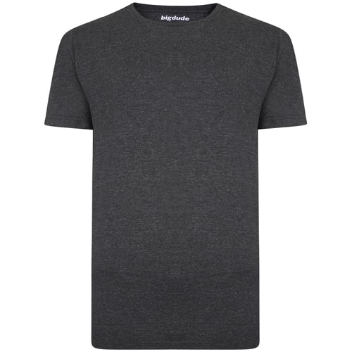 Bigdude Speckled Marl T-Shirt Charcoal Tall