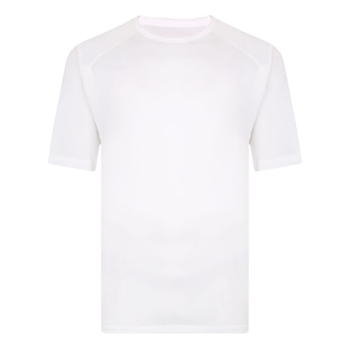 Bigdude Raglan Stretch Performance T-Shirt White