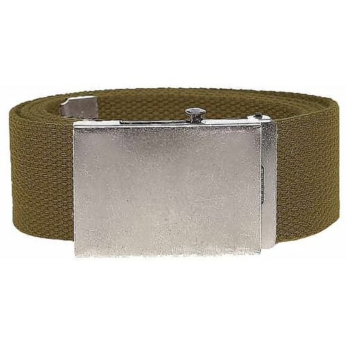 Bigdude Woven Canvas Belt Khaki