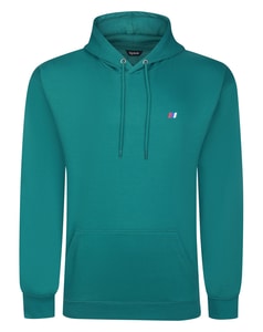 Bigdude Plain Hoody With Logo Teal