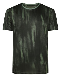 Bigdude Quickdry Camo Active T-Shirt Sage Green
