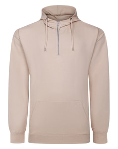 Bigdude Lightweight Half Zip Hoody Sand