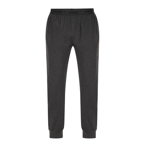 Bigdude Pyjama Bottoms With Soft Elastic Waistband Charcoal