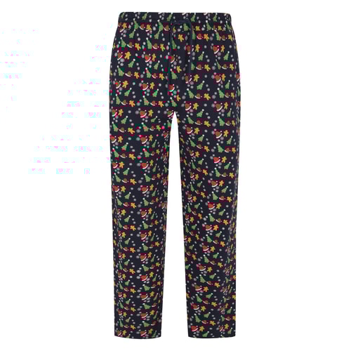 Bigdude AOP Xmas PJ Trouser Navy