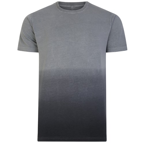 Bigdude Ombre T-Shirt Charcoal