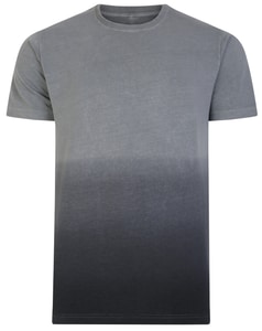 Bigdude Ombre T-Shirt Charcoal
