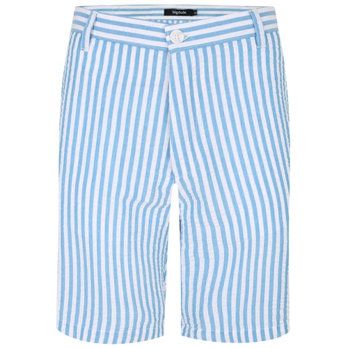 Bigdude Lightweight Seersucker Shorts Blue/White
