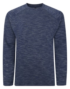 Bigdude Vintage Marl Jumper Navy