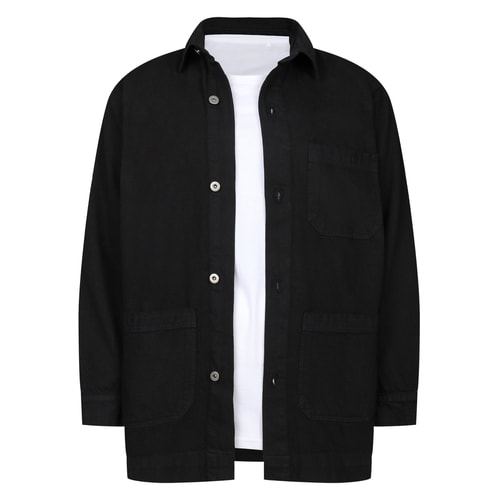 Bigdude Denim Shacket Black